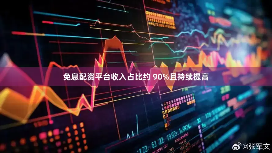 免息配资平台收入占比约 90%且持续提高